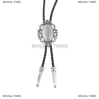 ราคา WHUEAL3 วงรีใหม่อินเทรนด์ Bolo Tie Western เสื้อคาวบอย Bolo TIES สร้อยคอ (22620558729)