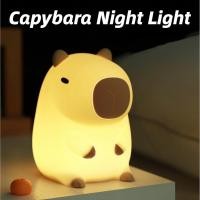 ราคา เริ่มต้นไฟกลางคืน Capybara น่ารักโคมไฟกลางคืนซิลิโคนตกแต่งห้องนอนความรู้สึกขั้นสูงโคมไฟตั้งโต๊ะกันตกโคมไฟกลางคืนนอนลายการ์ตูนของขวัญไฟกลางคืนสำหรับเด็ก (23124228443)