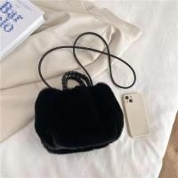 ราคา กระเป๋าถือทรงกลมหนัง PU สำหรับผู้หญิง ฤดูใบไม้ร่วง ฤดูหนาว กระเป๋าสะพายข้างขนนุ่ม กระเป๋าถือทรงกลมอเนกประสงค์สำหรับผู้หญิง (23148981377)