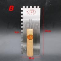 ราคา COD พร้อมส่ง เกรียงปูน เกรียงฉาบปูน เหล็กแมงกานีส Plastering Trowel เกรียงหยัก เกรียงสแตนเลส เครื่องมือฉาบปูน (23034062941)