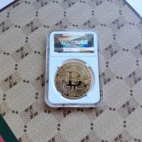 ราคา เหรียญทอง Bitcoin ทองแดงชุบทอง 24K เหรียญทองแดงบริสุทธิ์ เหรียญระลึกมรดก เครื่องประดับตกแต่งสำหรับทุกเพศ ทุกวัย (22750492292)