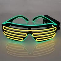 ราคา แว่นตาเรืองแสง LED แว่นตากันแดดสะท้อนแสงเรืองแสง Bril สำหรับใช้ในงานปาร์ตี้ (20962558744)