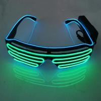 ราคา แว่นตาเรืองแสง LED แว่นตากันแดดสะท้อนแสงเรืองแสง Bril สำหรับใช้ในงานปาร์ตี้ (20962558741)