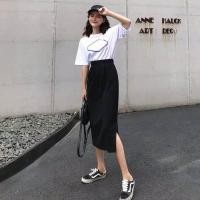 ราคา Cici 3215 กระโปรงไหมพรม แหวกข้าง ผ้านิ่มยืดได้ (16135123856)