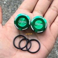 ราคา ปิดรูกระจก Giorno 125 อุดกระจก จีออโน่มาพร้อมยางโอริง งานมิเนียม TCแกะลายSLOT (23187056386)