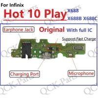 ราคา USB แผงวงจรชาร์จพอร์ตเชื่อมต่อเสียบแจ็คซ็อกเก็ตสายเคเบิ้ลยืดหยุ่นสำหรับ X688 Infinix บอร์ดที่ชาร์จ USB สำหรับ Infinix Hot 10 Play (21894293450)