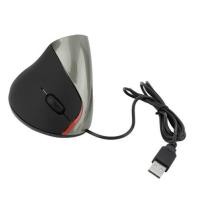 ราคา DaVita เมาส์เพื่อสุขภาพมือ เมาส์แนวตั้ง 2 4G Wire Vertical USB 6 Keys Mouse Ergonomic Design Optical 2400DPI Mice (18295152287)