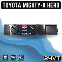 ราคา หน้าปัดสวิทช์แอร์รถยนต์ โตโยต้า ไมตี้ เอ็กซ์ ฮีโร่ TOYOTA MIGHTY X HERO สวิทช์ควบคุมแอร์ แผงควบคุมแอร์รถยนต์ แผงหน้าปัด รถยนต์ หน้ากากแอร์ (16952827414)