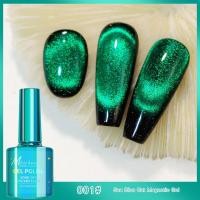 ราคา สีเจลทาเล็บสีลูกแก้วอัญมณี Cat Eye Misscheering 12D ขวดเขียวอมฟ้า (20165699569)