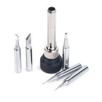 ราคา สำหรับ852D ESD 936 937D 898D 907 Hakko ปลอกหุ้มหัวแร้งและหัวแร้ง5ชิ้นอุปกรณ์เชื่อมสายไฟอะแดปเตอร์ด้ามเหล็ก (23186914146)