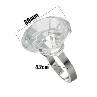 ราคา จัดส่งภัยใน24ชั่วโมง แหวนเพชรปลอม แหวนหมั้น คริสตัล ขนาดใหญ่ ของขวัญวันเกิด วันวาเลนไทน์ (22907253752)