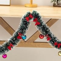 ราคา SUNNYFAN พร้อมกระดิ่งและโบว์ ริบบิ้นตกแต่งต้นคริสต์มาส สีเขียวอ่อน ดีไอวาย ริบบิ้นพวงมาลัย อเนกประสงค์อเนกประสงค์ 2เมตรค่ะ พืชและเถาปลอมสำหรับเทศกาลคริสต์มาส แต่งงานในงานแต่งงาน (22927772502)