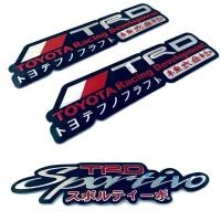 ราคา สติ๊กเกอร์ TRD Sportivo Toyota Racing Japan สติกเกอร์ 4ชิ้น Foil Stickers Car 3D ตัวนูน แต่งรถ ติดรถ ติดกระจก ติดข้างรถ ติดสเกิร์ต ติดท้าย ติดกันชน รถยนต์ Vios Yaris Vigo Revo Fortuner (1305216629)