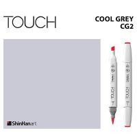 ราคา TOUCH TWIN BRUSH MARKER CG2 COOL GREY มาร์คเกอร์หัวพู่กัน หัวตัดขนาดกลาง รหัส CG2 COOL GREY แบรนด์ TOUCH จากประเทศเกาหลี (8058795226)