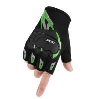 ราคา Cycling Gloves Half Finger Gym Gloves Women Men Summer Fishing Bicycle Bike Fingerless MTB Gloves Anti Slip Bicycle Glove (22773594520)