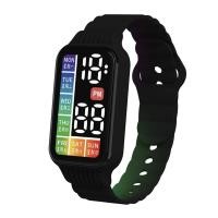 ราคา นาฬิกาดิจิทัล Led สำหรับอ่านหนังสือนาฬิกาข้อมือสายรัดปรับได้หน้าจอสัมผัสและสำหรับเด็กเล็ก (23159897209)