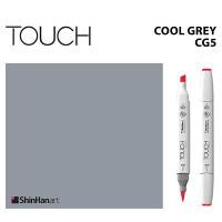 ราคา TOUCH TWIN BRUSH MARKER CG5 COOL GREY มาร์คเกอร์หัวพู่กัน หัวตัดขนาดกลาง รหัส CG5 COOL GREY แบรนด์ TOUCH จากประเทศเกาหลี (8066009665)
