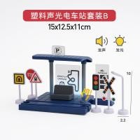 ราคา ไม้รางรถไฟรถ Airport Station โรงรถ Workshop รถบัสหยุด Dock ใช้งานร่วมกับ Brio อุปกรณ์เสริมของเล่นจําลอง Playset (20819253705)