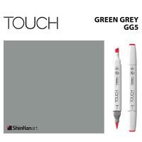 ราคา TOUCH TWIN BRUSH MARKER GG5 GREEN GREY มาร์คเกอร์หัวพู่กัน หัวตัดขนาดกลาง รหัส GG5 GREEN GREY แบรนด์ TOUCH จากประเทศเกาหลี (8058653402)