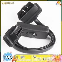 ราคา Car OBD2 Extension Cable With Switch Male To Female 16pin Obd Fault Diagnostic Connector Adapter Cable (21189461759)