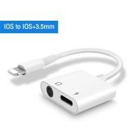 ราคา HUAQOO สายแปลงหูฟังพร้อมชาร์จ ชาร์จไปคุยสายไป 2in1 dual lightning to lightning lightning lightning to lightning 3 5 Type c to Type c 3 5 Type c to 3 5 Audio Charge Adapter เหมาะสำหรับiPhoneSAMSUNG (23