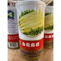 ราคา หน่อไม้ฝรั่งในน้ำเกลือ ตรากระต่ายขาว Asparagus ขนาด 800 กรัม (22220183872)