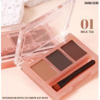 ราคา SIVANNA COLORS WONDER DRAWING EYEBROW KI พาเลทท์เขียนคิ้ว เนื้อฝุ่น HF115 (22917593103)
