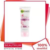 ราคา GARNIER Skin Naturals Sakura White Pinkish Radiance Gentle Cleansing Foam โฟมล้างหน้า 100ml BEAUTRIUM บิวเทรี่ยม การ์นิเย่ (532532257)