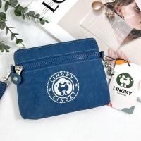 ราคา กระเป๋าใส่เหรียญ ผ้าร่มขนาด 5 5 นิ้ว มีสายคล้องมือ น้ำหนักเบา แถมพวงกุญแจน้องลิงให้ทุกใบ กระเป๋าสตางค์ (22179958593)