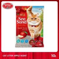 ราคา MANOON SEE SAND Cat Litter Apple Scent 10L ทรายแมว ซีแซนด์ กลิ่นแอปเปิ้ล 10 ลิตร (716342588)