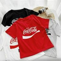 ราคา เสื้อยืดแขนสั้น พิมพ์ลายสุดเท่ โคคา โคล่า 100cm 150cm Coca Cola เสื้อยืดเด็กพิมพ์ (22406993289)