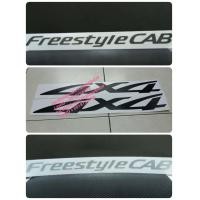 ราคา สติ๊กเกอร์แบบดั้งเดิมรถ มาสด้า คำว่า Freestyle CAB หรือ 4x4 ติดรถ mazda BT 50 sticker ติดรถ แต่งรถ BT50 (2073632411)