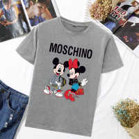 ราคา Moschino 7 สี พร้อมส่ง เสื่อยืดพิมพ์ลายมิกกี้ เสื้อยืดแฟชั่นมาแรง ผ้าดีใส่สบายราคาถูก ปลีก ส่ง S XXL (3766422104)