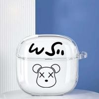 ราคา เคสหูฟังลายดอกไม้สดใสน่ารักสำหรับ Airpodspro Airpods3 Airpods4 เคสใส TPU นิ่มหูฟังบลูทูธน่ารักกล่ ไม่มีหูฟัง (22888821176)