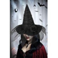 ราคา ส่งจากกรุงเทพ Halloween หมวกฮาโลวีน หมวกแม่มด พ่อมด พร้อมส่งไว (22990594726)