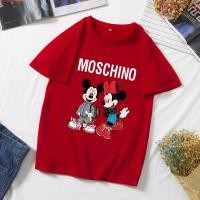 ราคา Moschino 7 สี พร้อมส่ง เสื่อยืดพิมพ์ลายมิกกี้ เสื้อยืดแฟชั่นมาแรง ผ้าดีใส่สบายราคาถูก ปลีก ส่ง S XXL (3766422122)