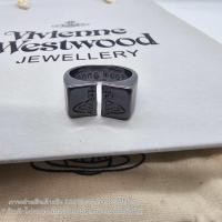 ราคา แหวนวิเวียน Vivienne Westwood Ring แหวนโลหะฟรีไซส์ วิเวียน เวสวู๊ด โชว์โลโก้หน้าแหวน อะไหล่สีเงิน ดำ ช ญ ฟรีไซส์ (22091212897)