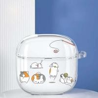 ราคา เคสหูฟังลายดอกไม้สดใสน่ารักสำหรับ Airpodspro Airpods3 Airpods4 เคสใส TPU นิ่มหูฟังบลูทูธน่ารักกล่ ไม่มีหูฟัง (22888821184)