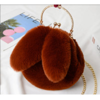ราคา กระเป๋าสะพายข้างผ้าขนสัตว์แบบสะพายข้างโซ่แฟชั่นสำหรับนักเรียน กระเป๋าทรงเจ้าหญิงแบบมีหูกระต่ายน่ารัก กระเป๋าสะพายข้างแบบลำลองสำหรับผู้หญิง (23146043800)