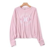 ราคา เสื้อยืดคอกลมพิมพ์ลายตัวอักษรแขนยาวบางสำหรับผู้หญิง เสื้อสเวตเตอร์ทรงหลวมสบาย ๆ ฤดูใบไม้ผลิ 2024 เสื้อยืดคอกลมแขนยาวทรงหลวมสำหรับผู้หญิง (23095592156)