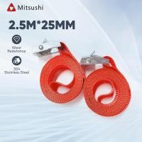 ราคา Mitsushi 2 5 3 5M สายรัดวงล้อสายรัดสินค้ารถสายรัดสินค้าพร้อมหัวเข็มขัดโลหะสายรัดรถบรรทุกรถจักรยานยนต์สายรัดวงล้อ (23232504346)