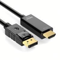 ราคา SERENEสาย DP to HD 4K 1080P Gold Plated DisplayPort to HD HDTV Cable 1 8M 3 0M สายสัญญาณ Port DP Male to HDMI Female Converter (23255822764)