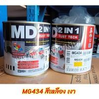 ราคา TOA MD 2in1 Rust Tech 1 4 กล 0 9ลิตร ทีโอเอ เอ็มดี 2in1 สีเคลือบทับหน้าและรองพื้นกันสนิม สีเคลือบเงา (21835424598)