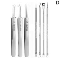 ราคา ถือสด5 7 8ชิ้นชุดกำจัดสิวเสี้ยนชุดที่กดสิวเครื่องมือกำจัดสิว เข็มกดสิวชุดที่ดึงหัวสิว Comedone U5F1 (21887096469)