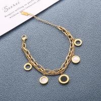 ราคา พู่แฟชั่นกำไลข้อมือเลขโรมันสองชั้นแบบกลมประกบกันมูลค่าสูงดีไซน์ไทเทเนียมสวยงามเครื่องประดับข้อมือ (21177790089)