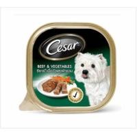 ราคา Cesar ซีซาร์ อาหารถาดสุนัข 100 กรัม 3ถาด คละรสได้ ทักแชก (10684566947)