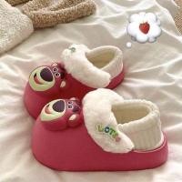 ราคา รองเท้าแตะผู้หญิงพื้นหนาแบบกันน้ำ ทรงหัวกลม พื้นยาง รองเท้าแตะแบบสวมสำหรับใส่ในบ้านและกลางแจ้ง ฤดูใบไม้ร่วง 2024 (23030403482)