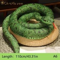 ราคา ChicHaven งูหลามเทียมของเล่นตุ๊กตางูยาวสีเหลืองสีส้มสีเขียวของเล่นตกแต่งบ้านวันหยุด (23046934658)