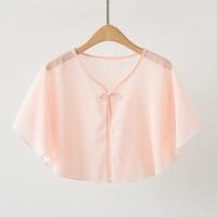 ราคา MEMGOUO หลากสี ผ้าคลุมไหล่ผ้าชีฟอง ระบายอากาศได้ระบายอากาศ กางเกงขาสั้นแบบสั้น ผ้าคลุมไหล่ผ้าบางเนื้อละเอียด แจ็คเก็ตลูกไม้บางๆ เสื้อผู้หญิงท่อนบน ฤดูร้อนฤดูร้อนฤดูร้อน (23246860673)