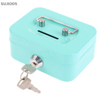 ราคา SUJIOO5 ตู้เซฟเงินขนาดเล็กกล่องเก็บเงินโลหะกล่องล็อครักษาความปลอดภัยขนาดเล็กแบบพกพาทนทานกล่องใส่เหรียญ (22611550328)